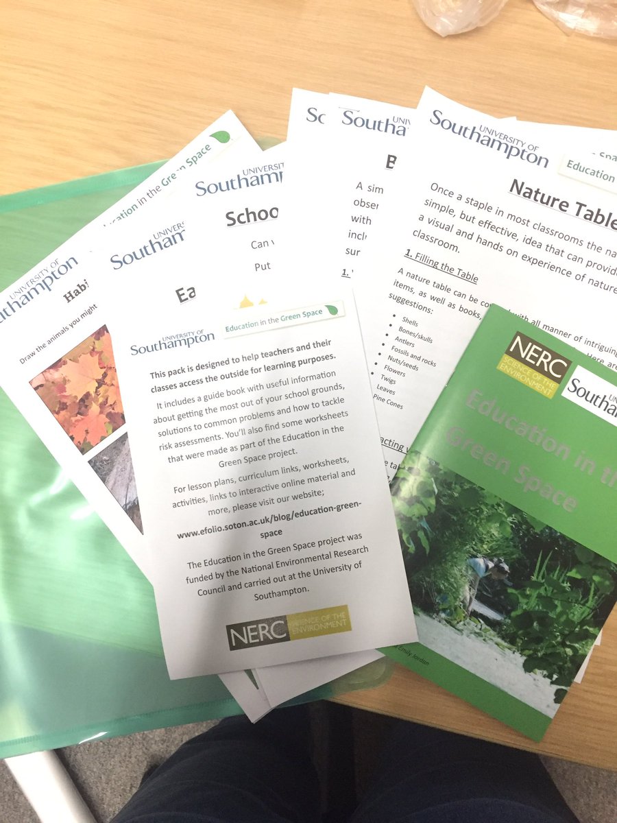 SotonBioBlitz's tweet photo. Our Education in the Green Space packs are ready to send out to Southampton primary schools! @NERCscience @UoS_Engagement @Judith_Lock https://t.co/FM93bYDDEO