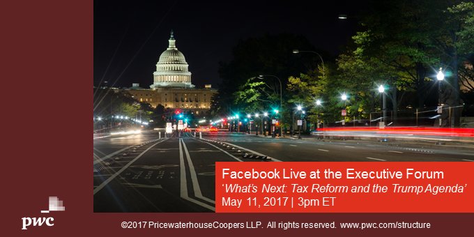 We're LIVE on Facebook this week from the #PwCExecForum at #THEPLAYERS. Join <a href="/AmityMillhiser/">Amity Millhiser</a>, Dave Camp and <a href="/drsapin/">David Sapin</a> bit.ly/2pTDI7p