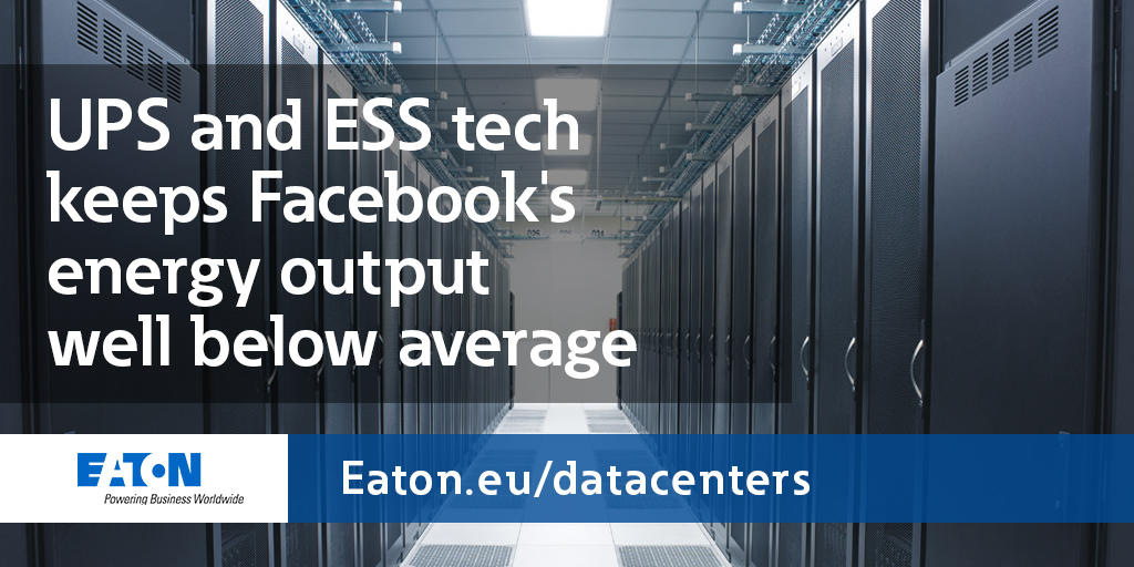 EatonIT's tweet photo. We helped @Facebook work towards their #energy goals achieving 99% efficiency with our Energy Saver System! https://t.co/YTYG4CPHf4 https://t.co/4DSEDmRgGy