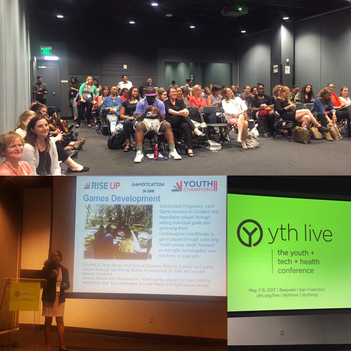 GameOnSRHR's tweet photo. .@Youth_Champions @luvwstlyf shares lessons from our project #Gamification in #SRHR at #YTHLive #Bespoke #SanFrancisco. @RiseUp_Together https://t.co/gbnZ9CWiJb