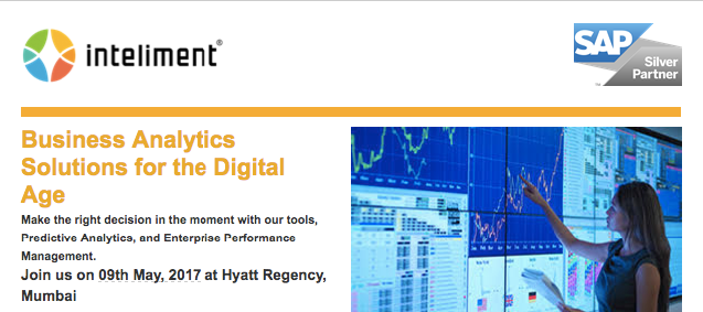 inteliment's tweet photo. We will be at @HyattRegencyMum  or an exclusive session designed for CXO’s to share useful insights on how our Business Analytics (1/2) https://t.co/8IqkCfdfYn