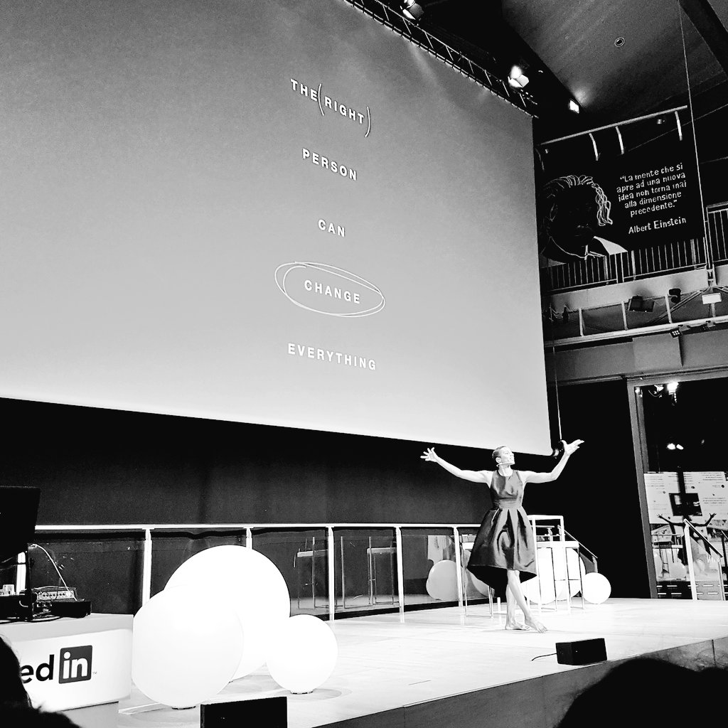 Mai minacciare il potenziale. La bellezza è in tutti noi. Anche nelle nostre vulnerabilità. Ed è lì il cambiamento positivo #connectinitalia