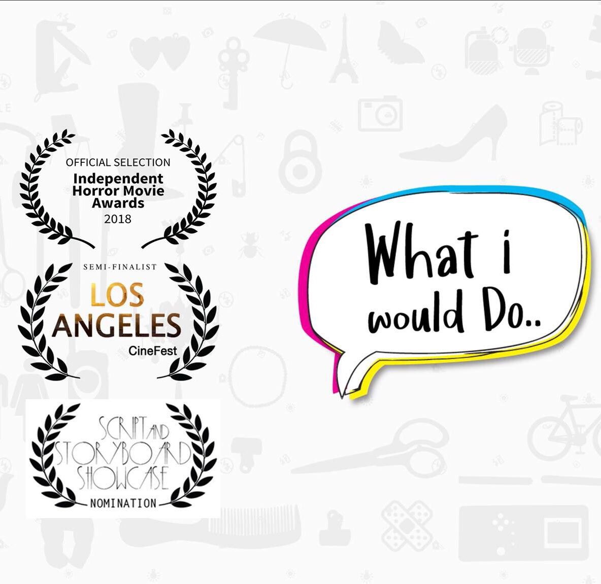 WhatIWouldDoTV's tweet photo. We've been selected for the Independent Horror Movie Awards and nominated in the Script and Storyboard Showcase! #tv #film #series #WIWD https://t.co/3Ns3be7BMj