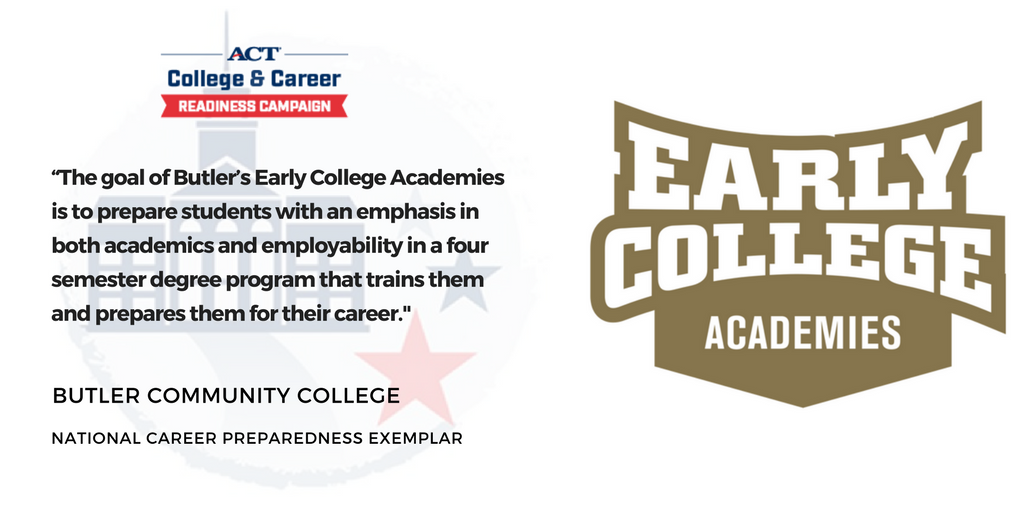 ACTStateOrgs's tweet photo. Meet Butler Comm College of Rose Hill, KS, 2017 ACT National Career Preparedness Exemplar! https://t.co/dS5HoeDWI0 #ACTReadiness @butlercc https://t.co/kn0TwgrS4Z