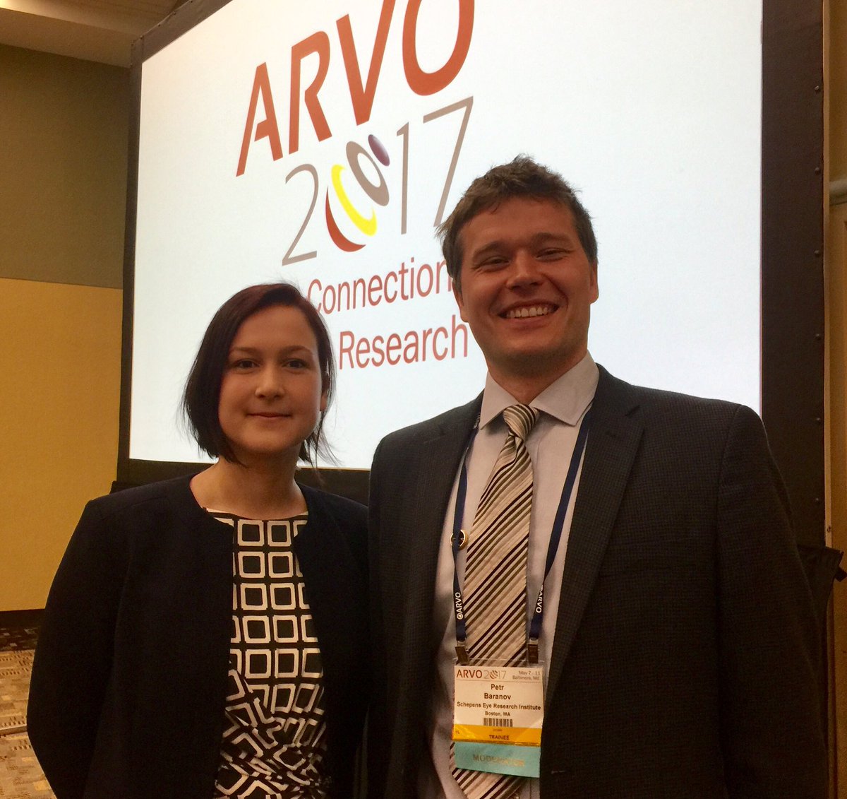 Martha S Taggart (@marthataggart) on Twitter photo Julia Oswald & stem cell research in lab of #BrightFocus grantee Petr Baranov <a href="/Harvard/">Harvard University</a> (right) were featured at #ARVO2017 press conference Julia Oswald & stem cell research in lab of #BrightFocus grantee Petr Baranov <a href="/Harvard/">Harvard University</a> (right) were featured at #ARVO2017 press conference