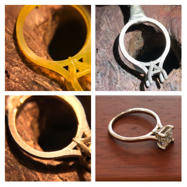 reddoordist's tweet image. B9 Core Series Delivers smooth surface finish which means less clean up.#b9c #b9creations #3dprinting #usa #jewelry #designer #gold #rings