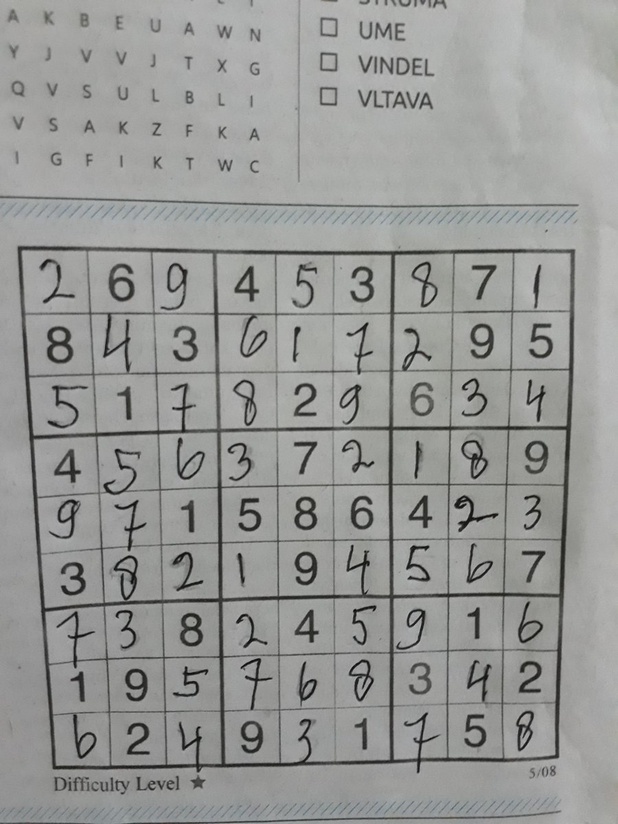 MariaMonicca's tweet photo. @KompasKlasika : TTS Kompas, 08 Mei 2017 #TantanganSudoku https://t.co/ZojHiPXZ0J