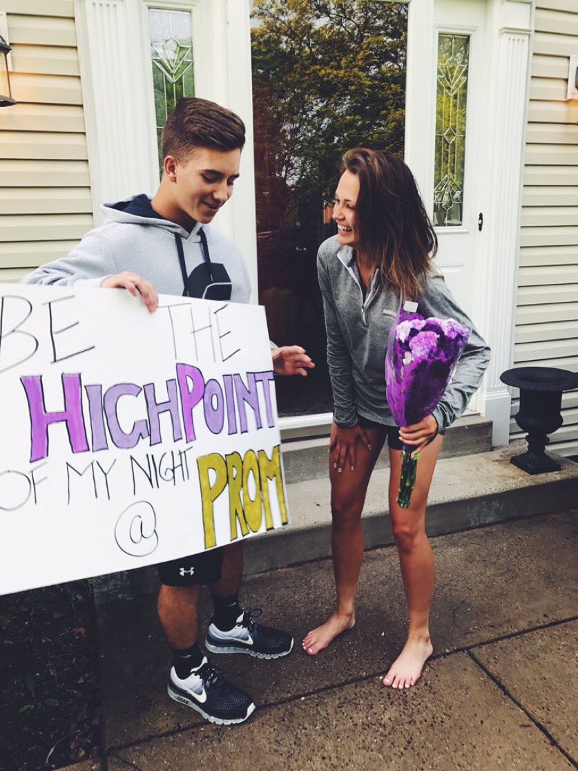 SAHSPromposals's tweet photo. Be the HIGHPOINT of my night @ PROM💜 
@inTIMidating_U &amp; @Jenny_ubow ! https://t.co/XvYyoBv45j