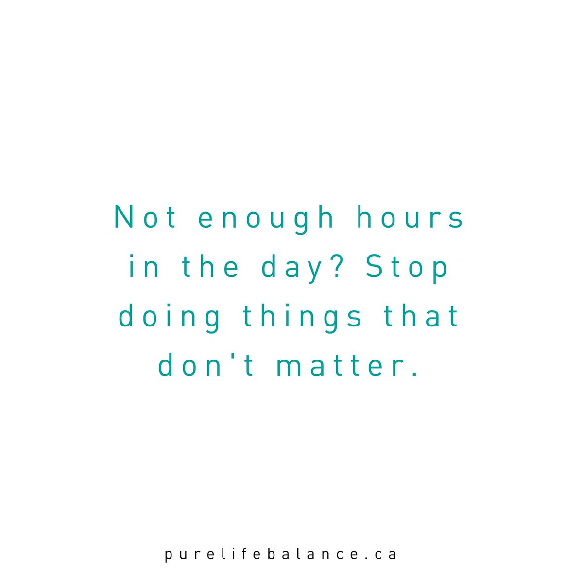 PureLifeBalance's tweet image. Yes. It really is this simple.