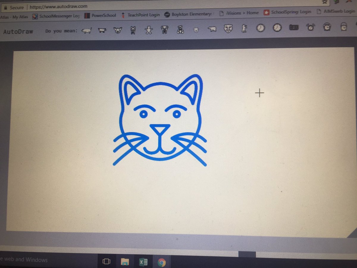 ace_thompson's tweet image. Google auto draw can make me look like an artist! #avcgoogle