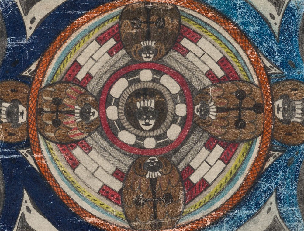 RedTreeAuction's tweet photo. Today's Choice: Adolf Wölfli
1864 - 1930
«Der Kastanien-Zohrn, Erden und Trabant». 1920.
Mixed Media on Paper
#RedTreeauction #Adolfwolfli https://t.co/qKl3sjEiC4