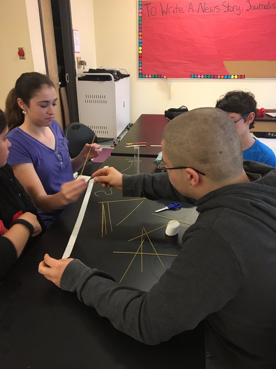 MRSbrittainBMS's tweet photo. Team Sugarloaf Spaghetti Towers. #teambuilding #teambonding #STEM @BMS_Principal https://t.co/ZsLrpYx7fv