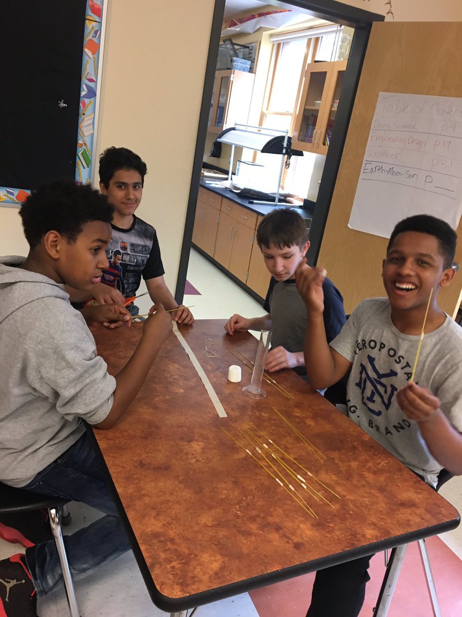 MRSbrittainBMS's tweet photo. Team Sugarloaf Spaghetti Towers. #teambuilding #teambonding #STEM @BMS_Principal https://t.co/ZsLrpYx7fv