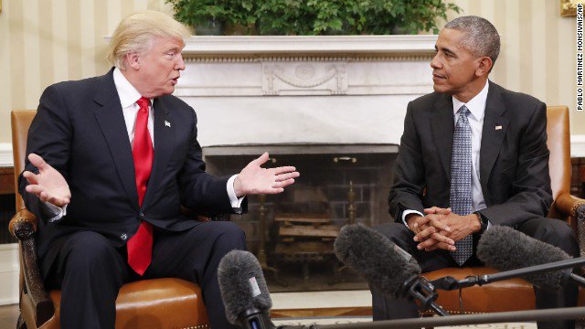 OlabodeFashola's tweet photo. JUST IN: Pres. Obama warned Trump on hiring Michael Flynn in post-election Oval Office... https://t.co/BPoOx8GNpR by #CNN via @c0nvey https://t.co/UzQW52JGlb