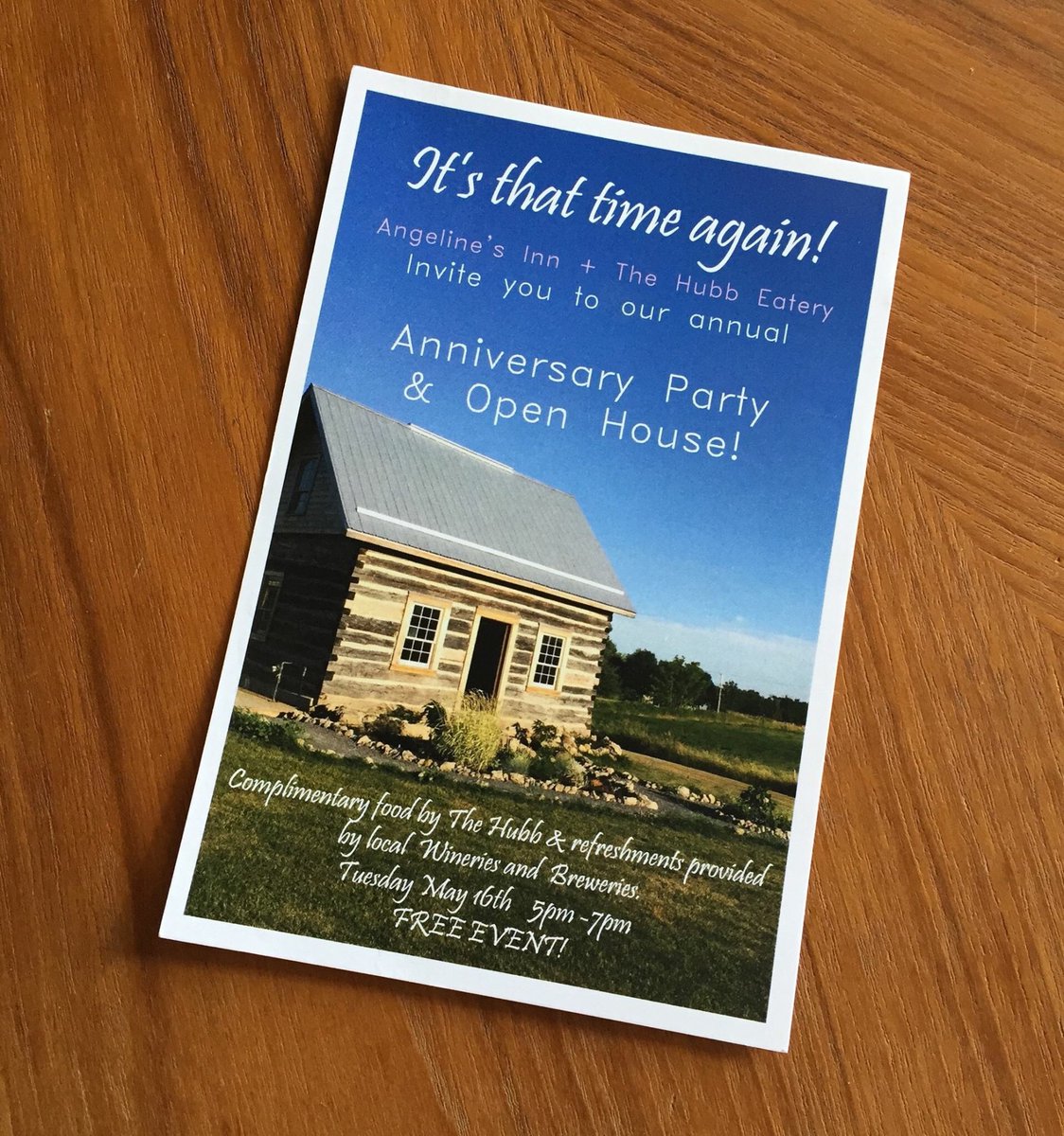 We're so excited to help celebrate yet another year at <a href="/angelinesblmfld/">Angelines Inn</a> and The Hubb Eatery! See you next week!