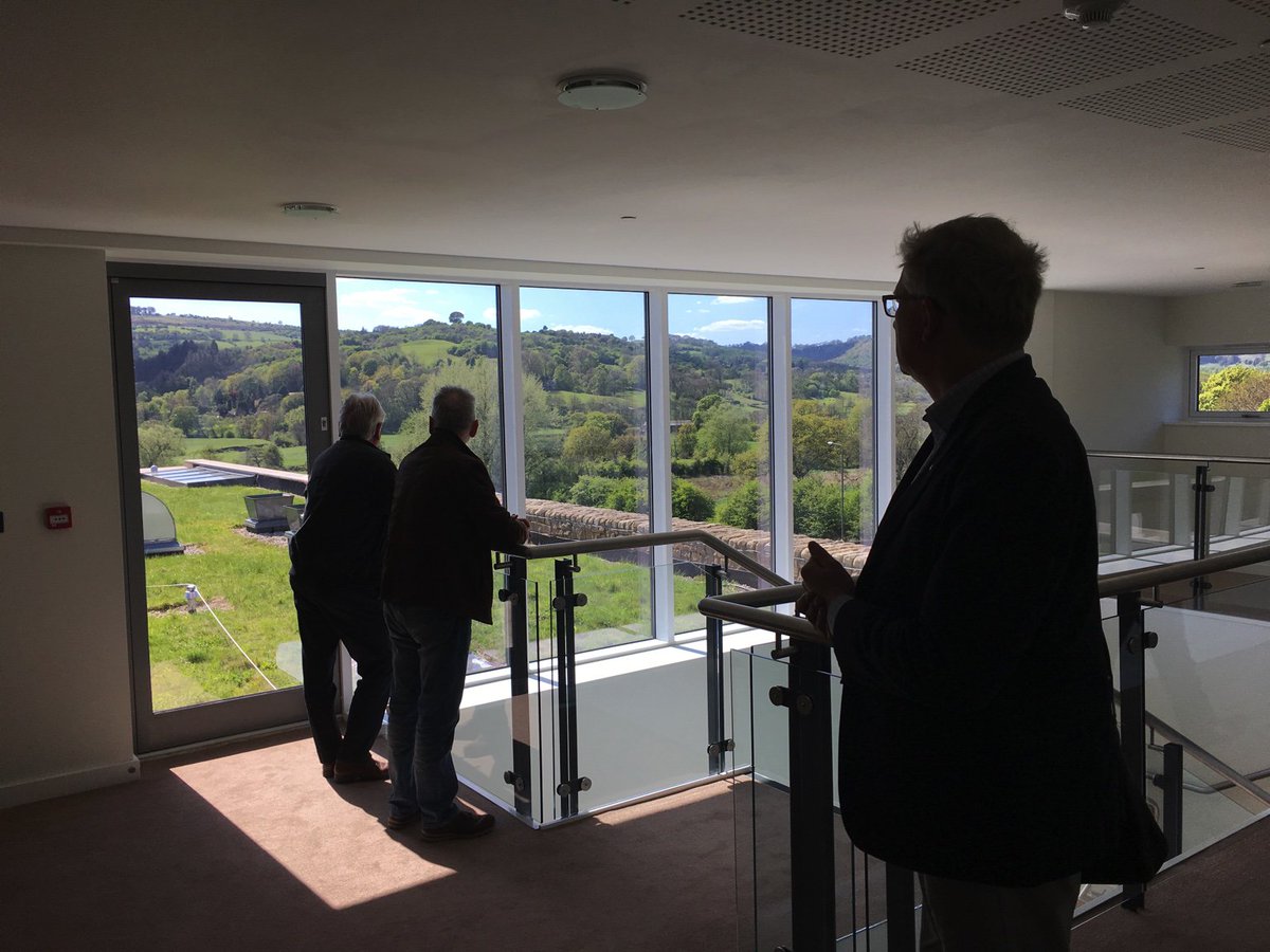 Circulation within Meadow View has peak Peak District views <a href="/derbyshireCC/">Derbyshire CC</a> <a href="/GlancyNicholls/">Glancy Nicholls Architects</a> HousingDesignAwards#