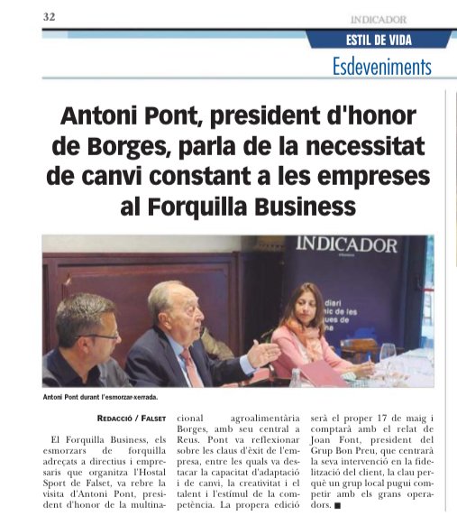 HostalSport's tweet photo. A l'Indicador d'Economia @4quillabusiness amb Antoni Pont @Borges_es #Priorat #slownetworking #femempresa https://t.co/oH8zJO5sxv https://t.co/e9G7z0egG1