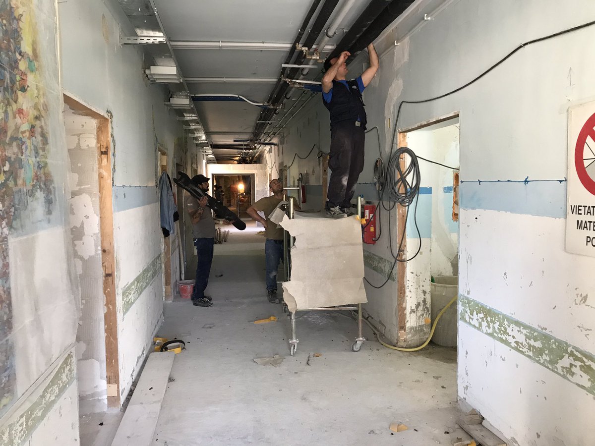 gmigliore_md's tweet photo. #arnascivico2017 #cambiaverso ...reparto #exMarcelletti, concluse nei tempi previsti le opere edili, inizia il lavoro degli impiantisti 🚰🔧💡 https://t.co/VmNw0kjLAi