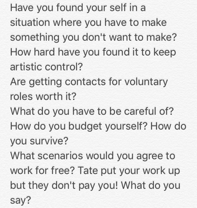 collideart16's tweet photo. Preview of a brainstorm of questions we will be asking our guest speakers on Monday 15th May at @OpenEyeGallery 

#professionalworth #art https://t.co/rXASiUlhtL