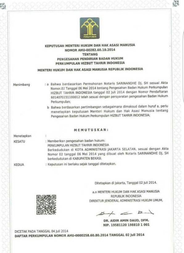 GunRomli's tweet image. Hizbut Tahrir mendefinisikan dirinya sbg partai politik, terus ngajuin perkumpulan/ormas diterima, yg bodoh siapa? 😀