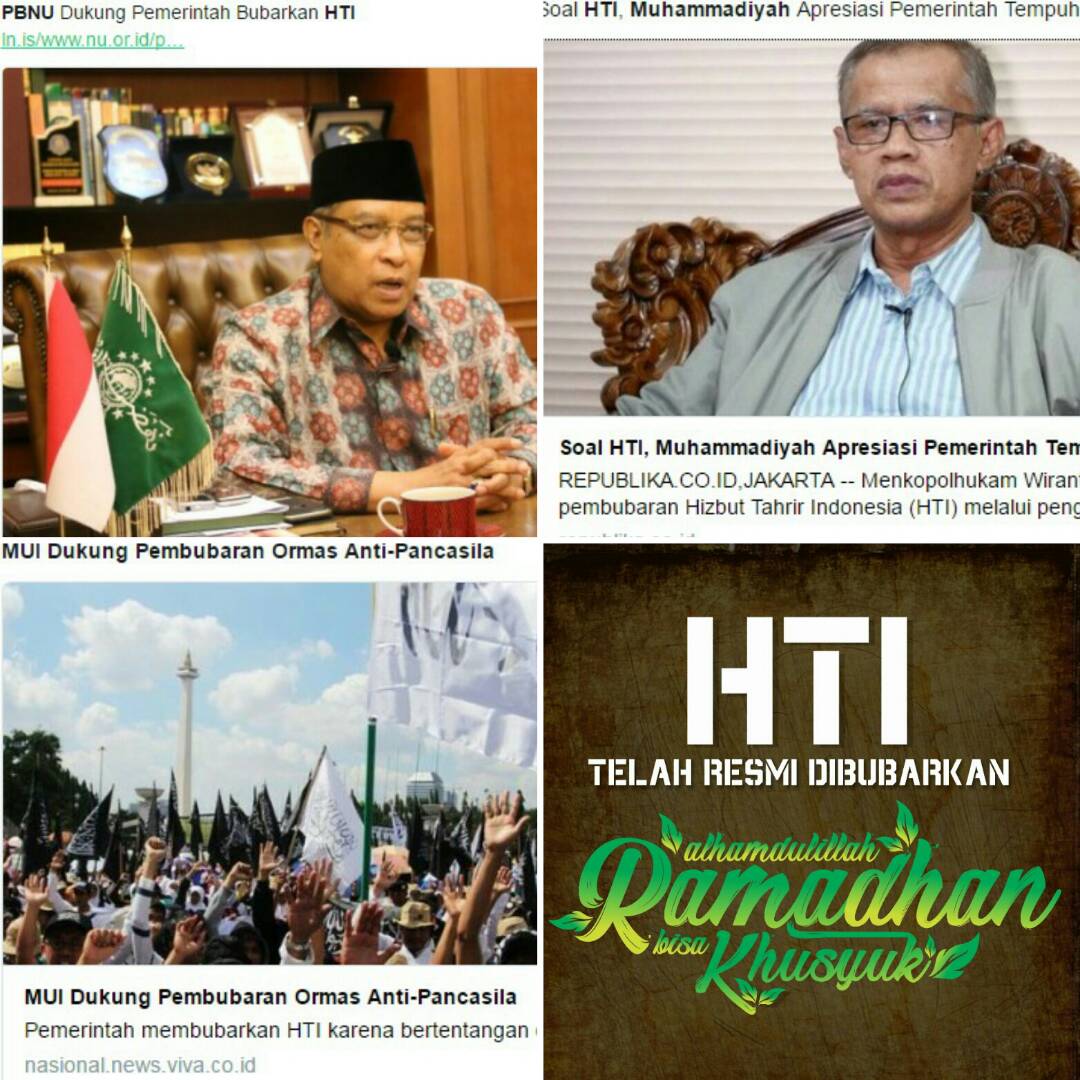 dwidahsyat's tweet image. Masih mau bilang rezim sekarang anti islam? Itu baca NU,MD,MUI aja dukung HTI dibubarkan!!! #IndonesiaGaButuhHTI  #IndonesiaGaButuhHTI