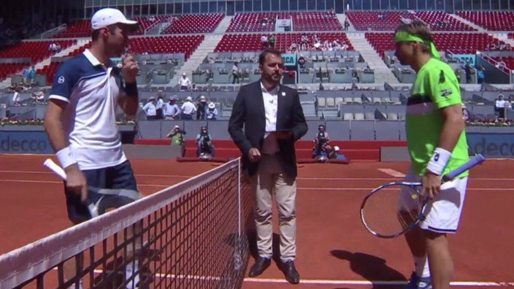 GameSetStats's tweet image. David Ferrer (@DavidFerrer87) mantiene su 100% de victorias sobre Kukushkin. 7 de 7. #MMOpen