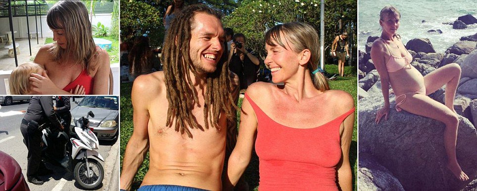 DailyMailUK's tweet photo. Six-month pregnant British woman is killed in Thailand after truck smashes into her boyfriend's motorcycle https://t.co/9WwiOvO5sC https://t.co/Yn7nCh5SXz