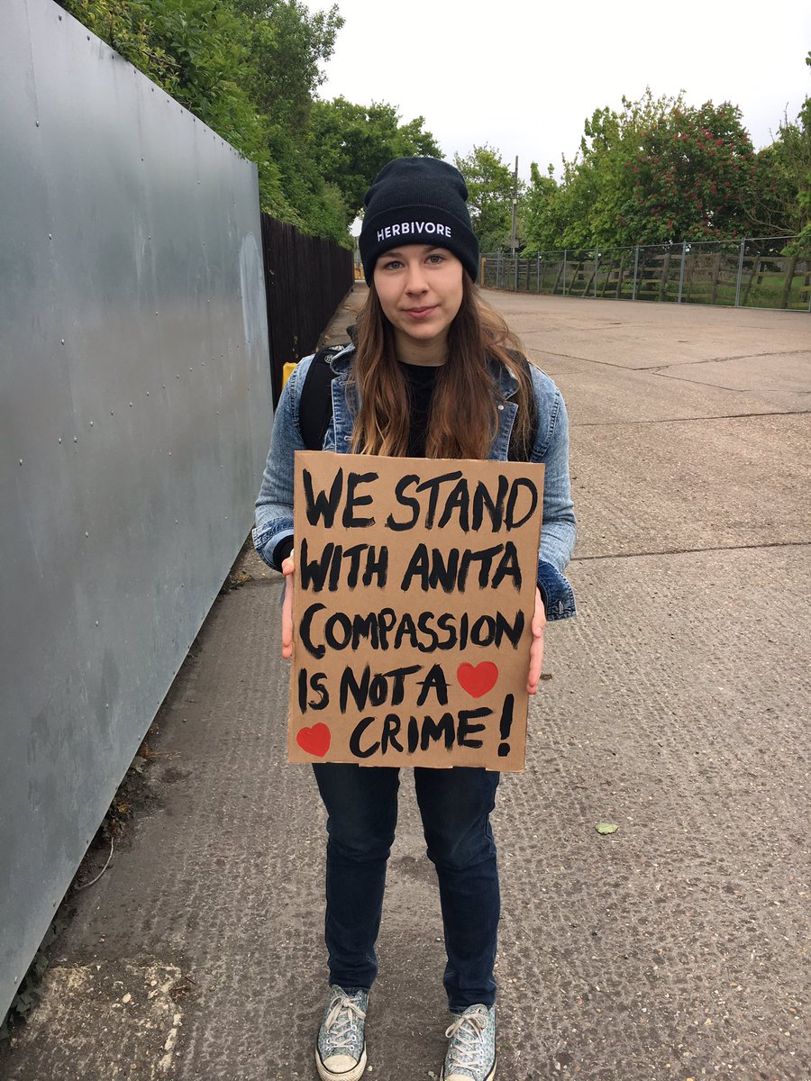 EssexPigSave's tweet image. Thank you to everyone that joined us at our solidarity vigil to #bearwitness &amp;amp; show our support to Anita &amp;amp; @TorontoPigSave #PigTrial 🐖❤