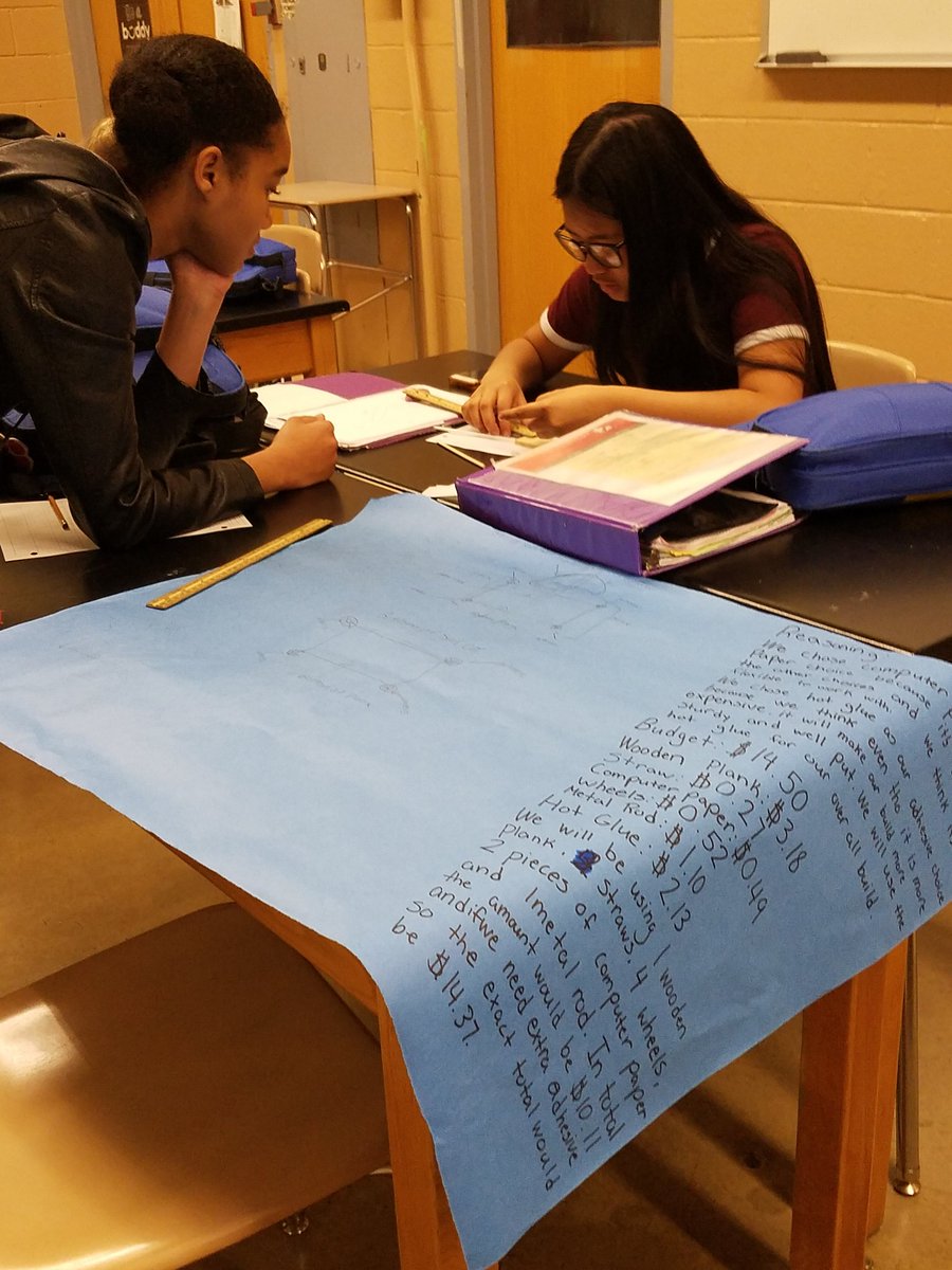 msklann's tweet photo. Plan stage of sail cars in 6th grade Engineering by Design! @GrubbsMg  @MRMSlions @CTE_BaltCoPS https://t.co/jZBEyTQscR