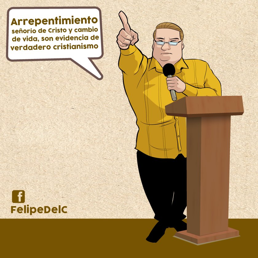 TrigoyMielLeon's tweet photo. "Arrepentimiento, señorío de Cristo y cambio de vida, son evidencias de verdadero cristianismo" #FelipeDelCastillo #Ahíjole https://t.co/DlfHzqTCRg