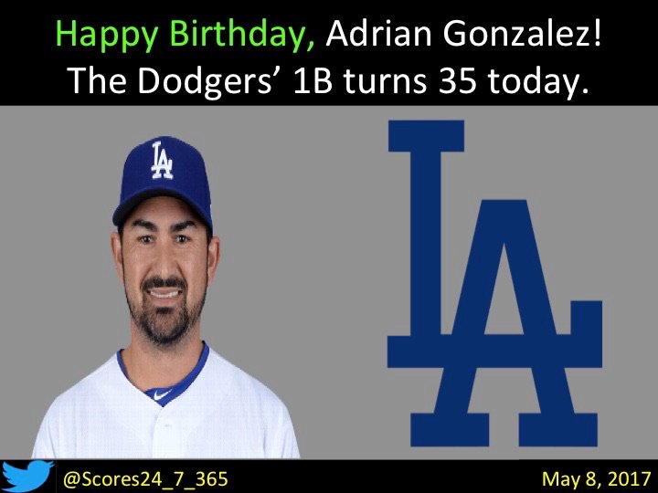  happy birthday Adrian Gonzalez! 