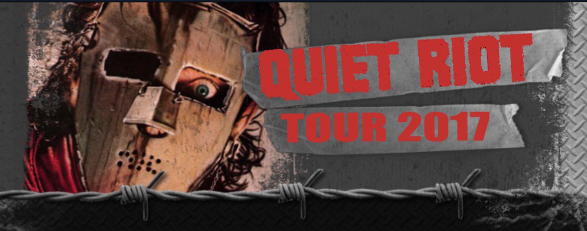 QUIET RIOT coming to a venue near you! Check the tour schedule &amp; BANG YOUR HEAD quietriot.band/shows
