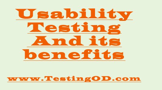 TestingOnDemand's tweet photo. https://t.co/OcNwUF524t Usability Test and its 7 Benefits. #Testingod https://t.co/F7TRifPrDe