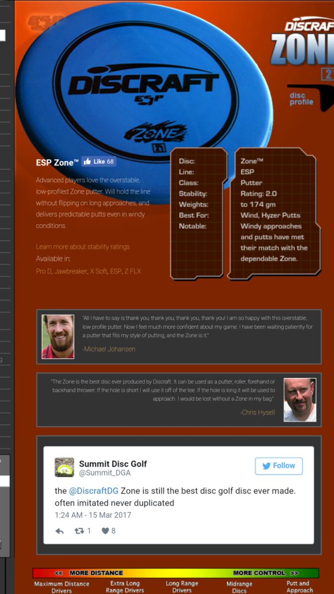 Summit_DGA's tweet image. my tweet made the review section of the @DiscraftDG website! #royalties #jk #nobutreally