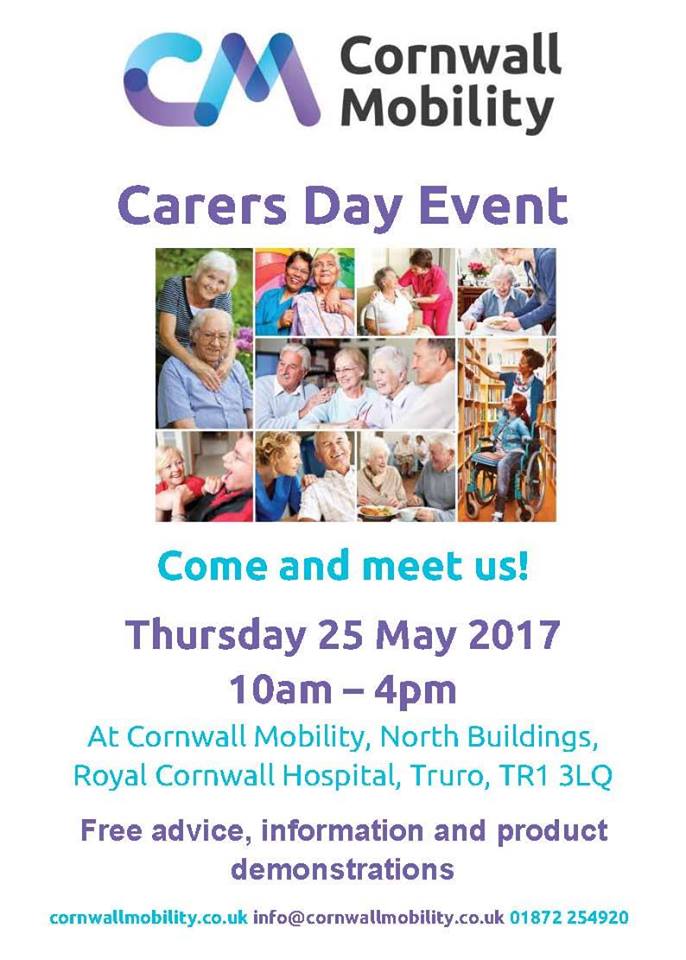 Join us for our Carers Day Event 25 May - all welcome! @Cornwall_Carers <a href="/carersbreak/">Carers Break</a> <a href="/KernowCarers/">Kernow Young Carers</a>