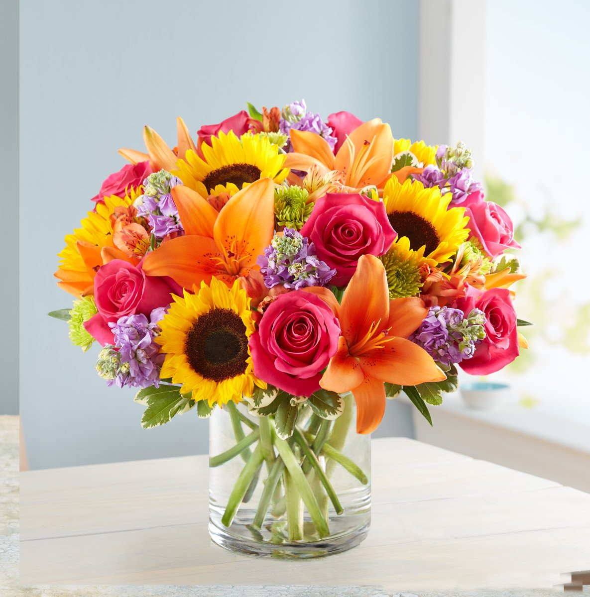 1800flowers's tweet photo. For those moms that love fresh garden flowers, our 7th prize is perfect! #MomSquad #Sweepstakes https://t.co/KlMqrL3hOC