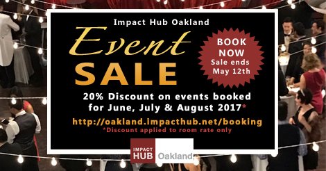 EvolveOakland's tweet photo. Looking for a venue to host your #event? #EventSale #booknow #discounts for the summer #Oakland https://t.co/CcbUz8KaRa https://t.co/inRCYTqPms