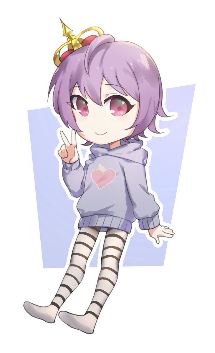 1 of 2 Simple/Chibi winner! Cute OC of @Ookamomomo~ 