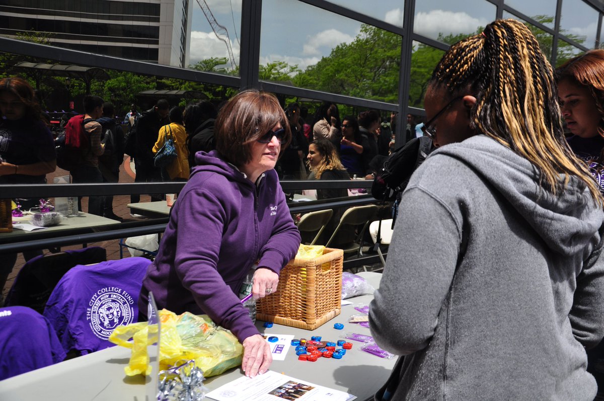 CCNYFund's tweet photo. How are you #celebrating Lavender Week? #lavenderweek #lavender #ccny #students #schoolspirit #fun #campus #college #outdoors #spring https://t.co/zg3Zd7tWS4
