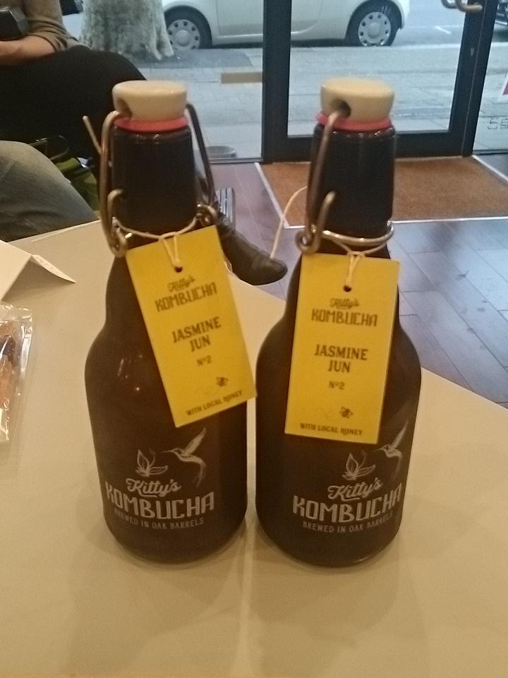 Fermented sweet tea! #brewedinsurbiton