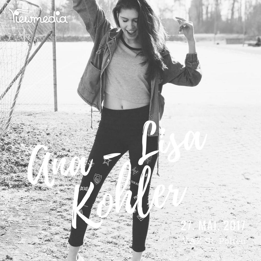 viewmedia_at's tweet photo. Trefft @analisakohler_ auf der Viewmedia am 27.Mai.2017! Sichert euch jetzt noch schnell eure Tickets auf https://t.co/m7oNGlF9UT  !😊 https://t.co/KPE6geqmJG