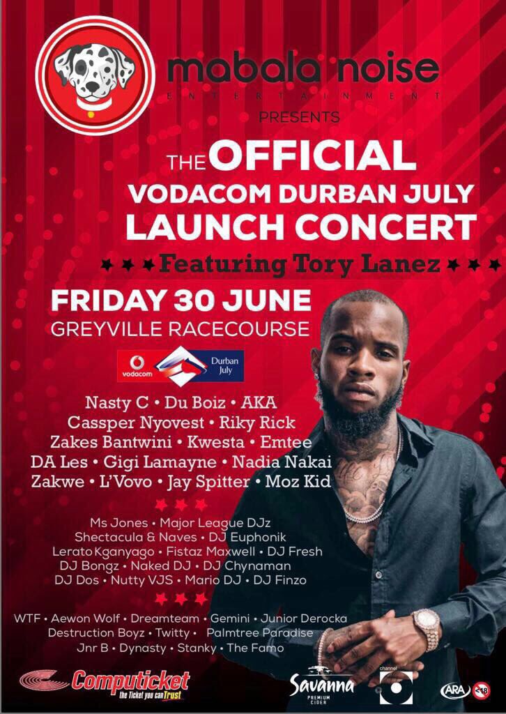 Thank you <a href="/Mabala_Noise/">Mabala Noise Entertainment</a> we've been waiting for an international act in DBN #MabalaDurbanJuly17