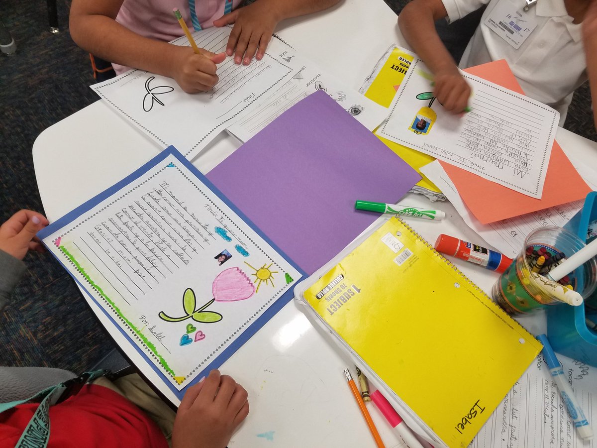 krn_watson's tweet photo. Publishing our poems with sensory details. #mothersday #LISDwrites #secondwrites @LakelandES https://t.co/KmFomWkKjY