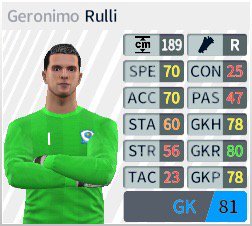 tinks_9's tweet photo. I have just bought Geronimo Rulli in #dreamleaguesoccer https://t.co/PqQ52ilyjn