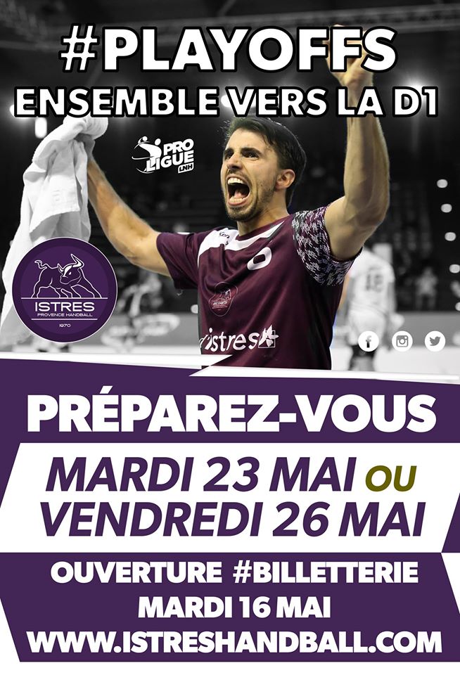 IstresHB's tweet photo. #PLAYOFFS PRÉPAREZ-VOUS POUR LES 1/2 FINALES !! ENSEMBLE VERS LA @LidlStarligue !! 
PLUS D'INFOS ICI : https://t.co/cikVZkywU1 https://t.co/DUJL7J1Y9I