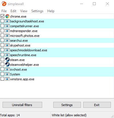 ghacks's tweet photo. #Simplewall: simple yet powerful #firewall for #Windows

https://t.co/XSVmNaAfHK https://t.co/mEFVmtEOfB