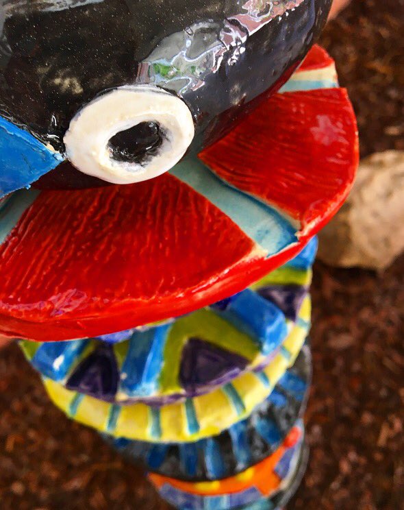 AMThublin's tweet photo. When you can't help but geek out over #RockMiddle's π¨ students & their EPIC #SculptureGarden! #SchoolPR #WhatsRightWithOurSchools https://t.co/VkgyLsx6yL