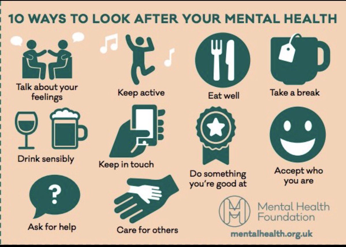 Bünyamin Bayat on Twitter: "Some more quick tips to improve your mental health. #MentalHealthAwarenessWeek https://t.co/h1jSgr6Gjj" / Twitter