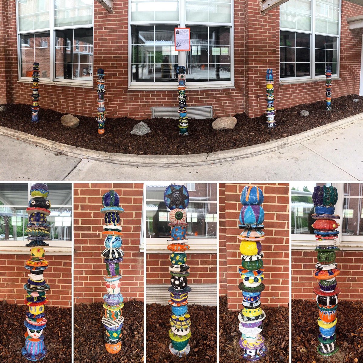 rcsraiders's tweet photo. Can we all just take a second & discuss how AMAZING #RockMiddle's new sculpture garden looks! π¨ #LupferForTheWin #WhatsRightWithOurSchools https://t.co/W2UfrmmAZp