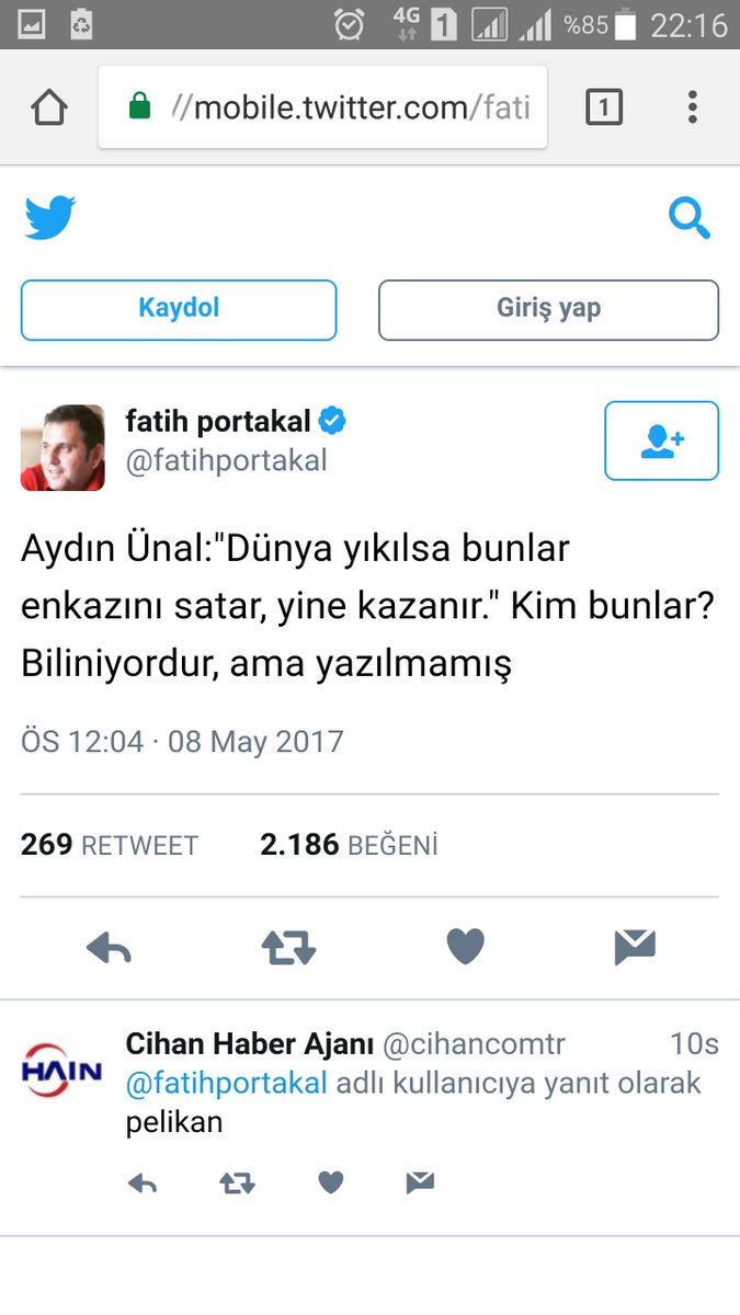 Takipci's tweet photo. Neler oluyor(?) İlginç(?) 
Ya Fatih Portakal ve İsmail Saymaz bizden,yada (?) Neler oluyor cidden.. https://t.co/Kz1b35KVxa